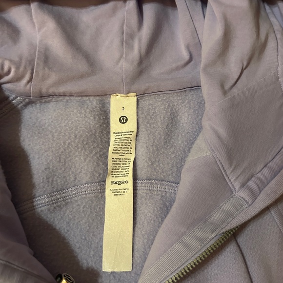 Lululemon Athletica Light Purple Zip-Up Hoodie - Picture 4 of 5